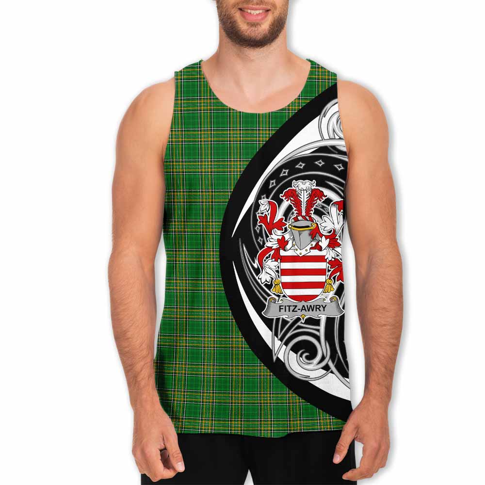 Fitz-Awry Irish Clan Men's Tank Top Celtic Circle Style Men - Tartan Vibes Clothing