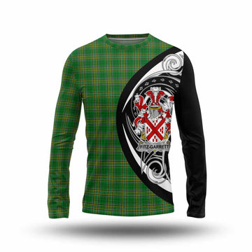 Tartan Vibes Clothing Fitz-Garrett Irish Clan Long Sleeve T-Shirt Celtic Circle Style
