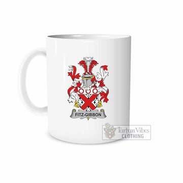 Fitz-Gibbon Irish Clan Coat of Arms Ceramic Mug