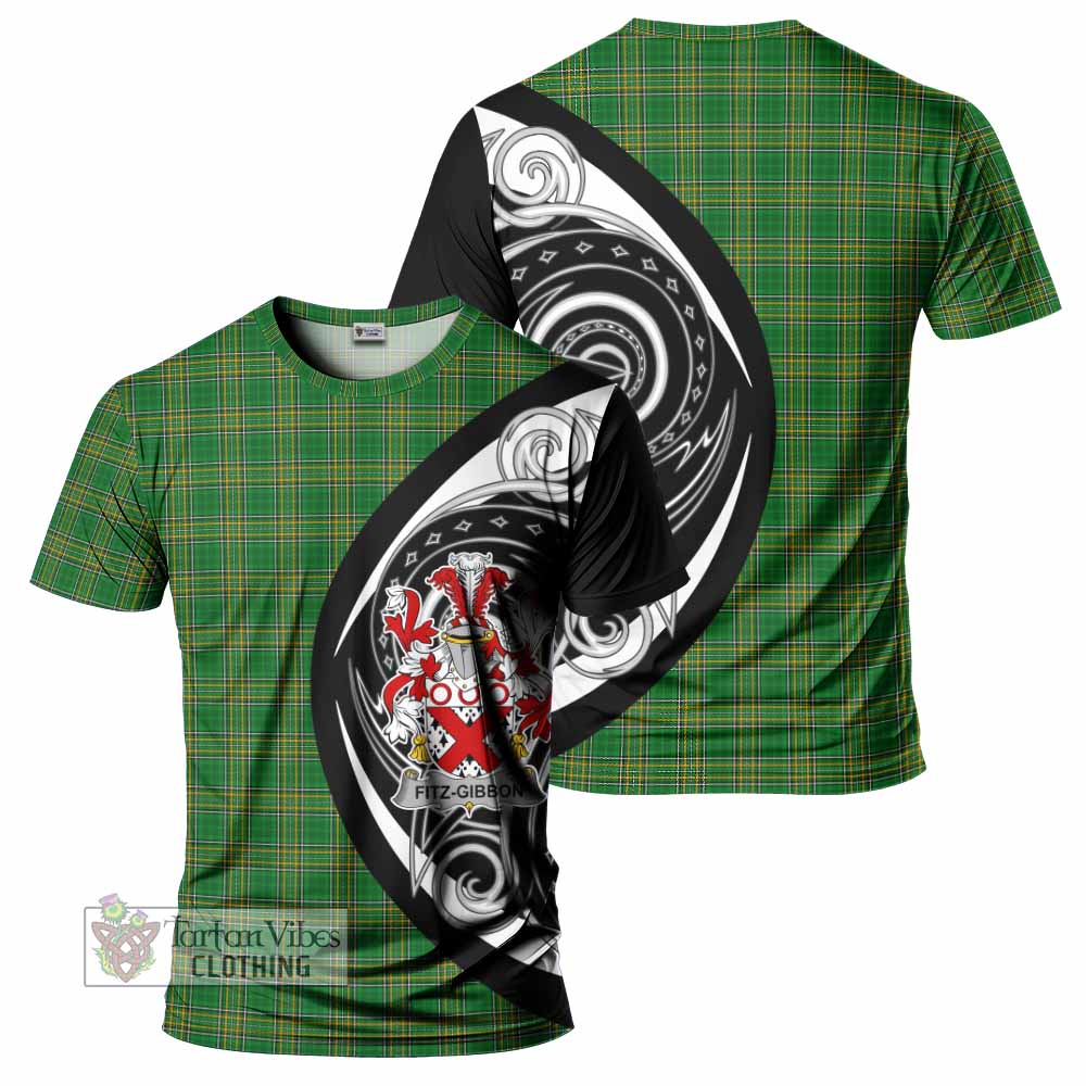 Tartan Vibes Clothing Fitz-Gibbon Irish Clan T-Shirt Celtic Circle Style