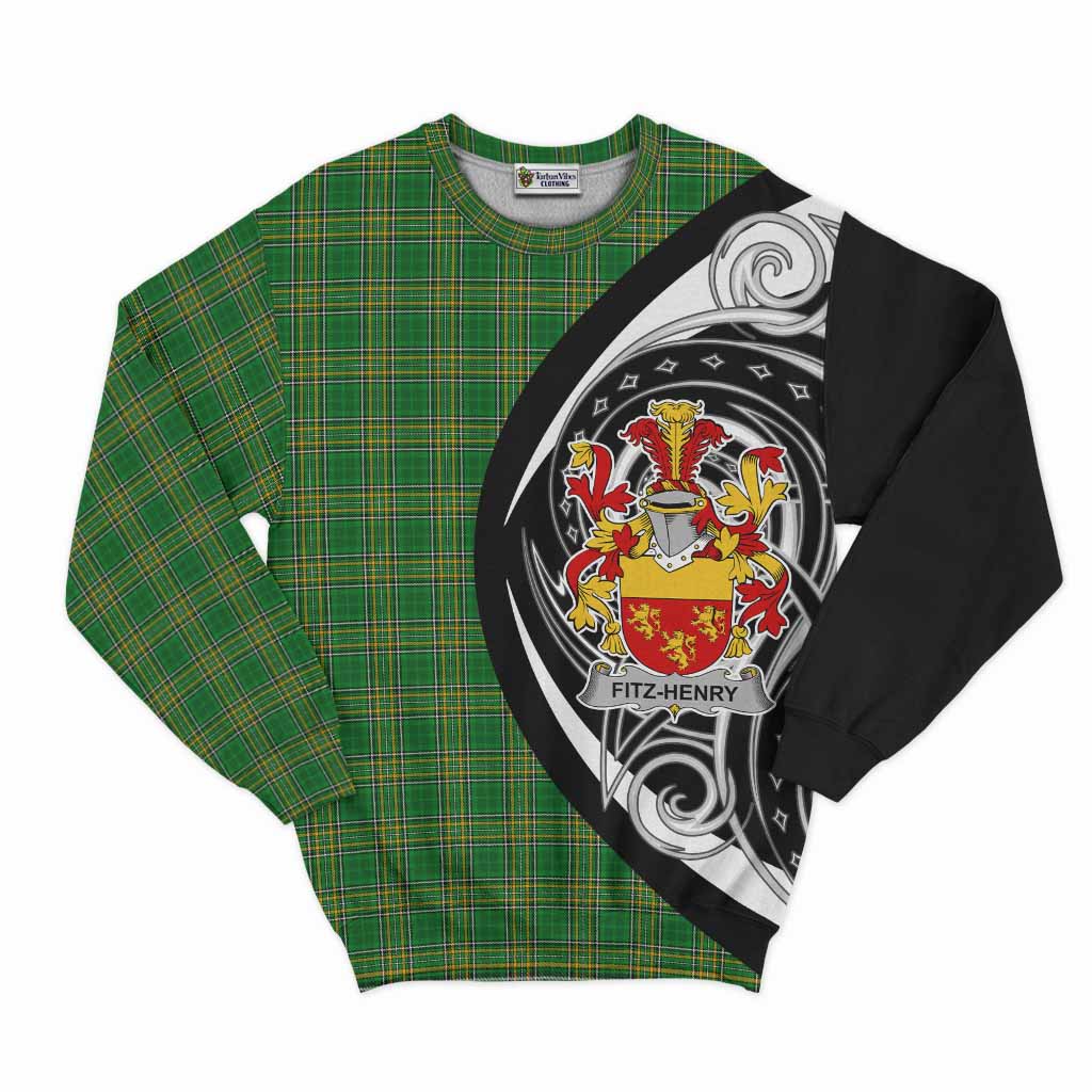 Fitz-Henry Irish Clan Sweatshirt Celtic Circle Style Unisex - Tartan Vibes Clothing