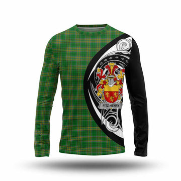 Tartan Vibes Clothing Fitz-Henry Irish Clan Long Sleeve T-Shirt Celtic Circle Style