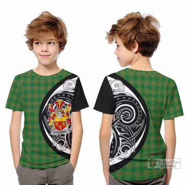 Tartan Vibes Clothing Fitz-Henry Irish Clan Kid T-Shirt Celtic Circle Style