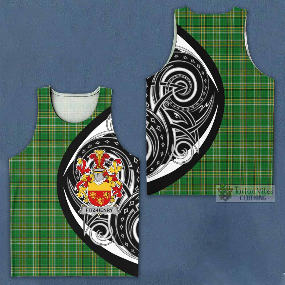 Tartan Vibes Clothing Fitz-Henry Irish Clan Men's Tank Top Celtic Circle Style