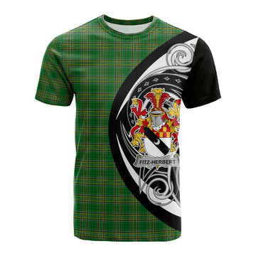 Fitz-Herbert Irish Clan Cotton T-shirt Celtic Circle Style Kid's Shirt - Tartan Vibes Clothing