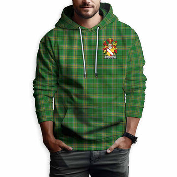 Fitz-Nicol Irish Clan Tartan Hoodie with Coat of Arms