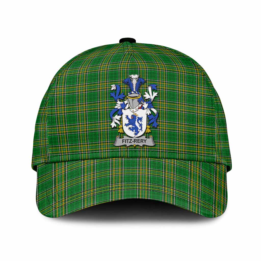 Fitz-Rery Irish Clan Tartan Classic Cap with Coat of Arms
