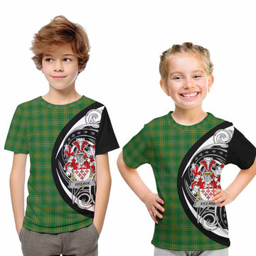 Fitz-Roe Irish Clan Kid T-Shirt Celtic Circle Style Youth XL Size14 - Tartan Vibes Clothing