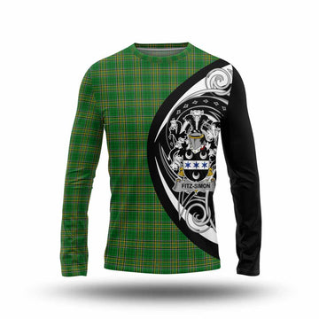 Fitz-Simon Irish Clan Long Sleeve T-Shirt Celtic Circle Style Unisex - Tartan Vibes Clothing