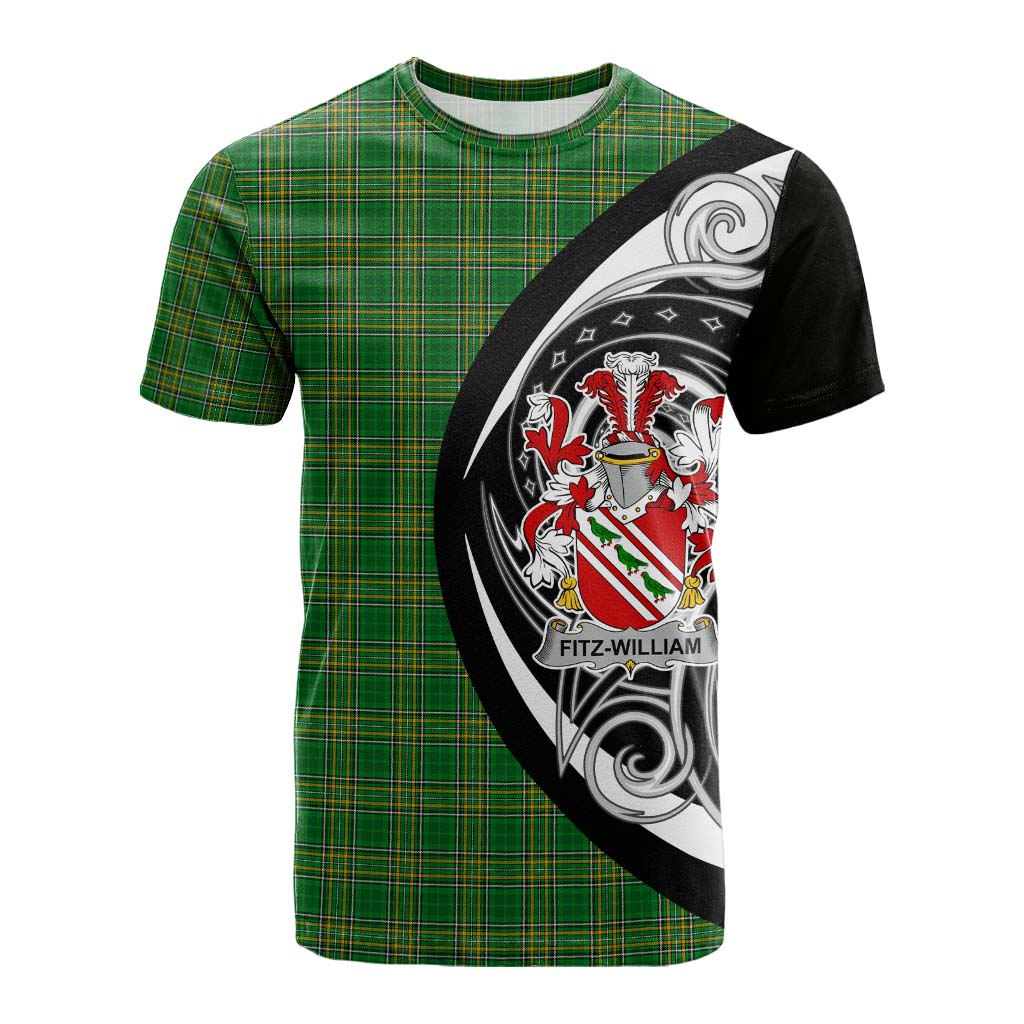 Fitz-William Irish Clan Cotton T-shirt Celtic Circle Style Kid's Shirt - Tartan Vibes Clothing