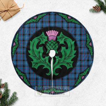 Fitzgerald Tartan Christmas Tree Skirt Scottish Thistle Style Casual Tree Skirts - Tartan Vibes Clothing