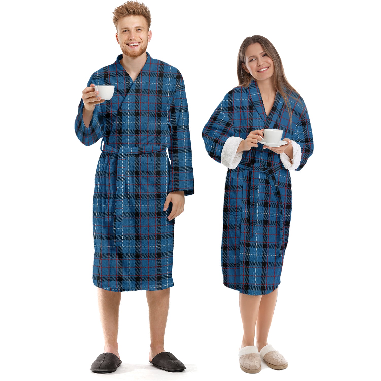 Fitzgerald Tartan Bathrobe Unisex S - Tartan Vibes Clothing