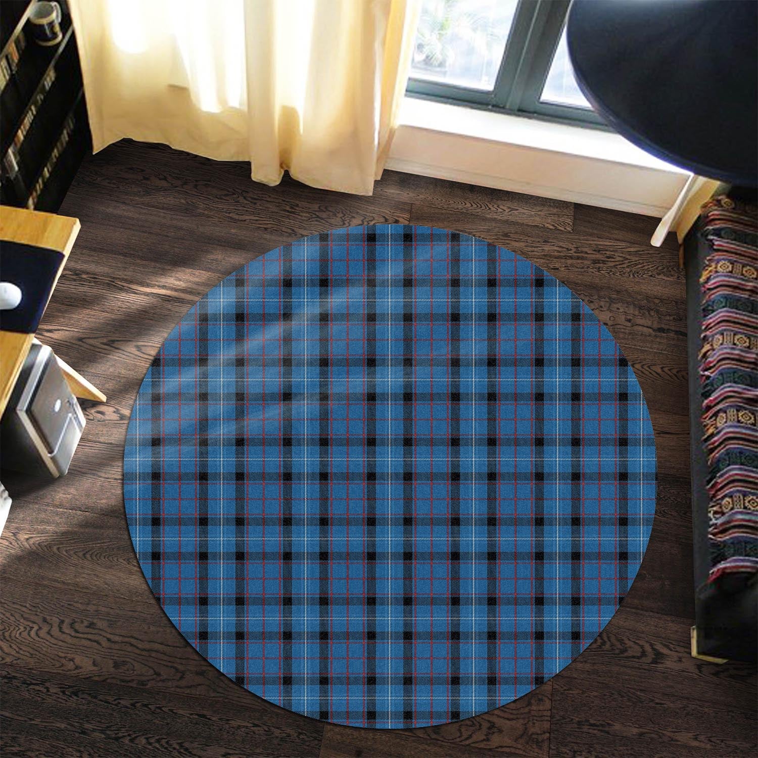Fitzgerald Tartan Round Rug Premium Round Rug - Tartan Vibes Clothing