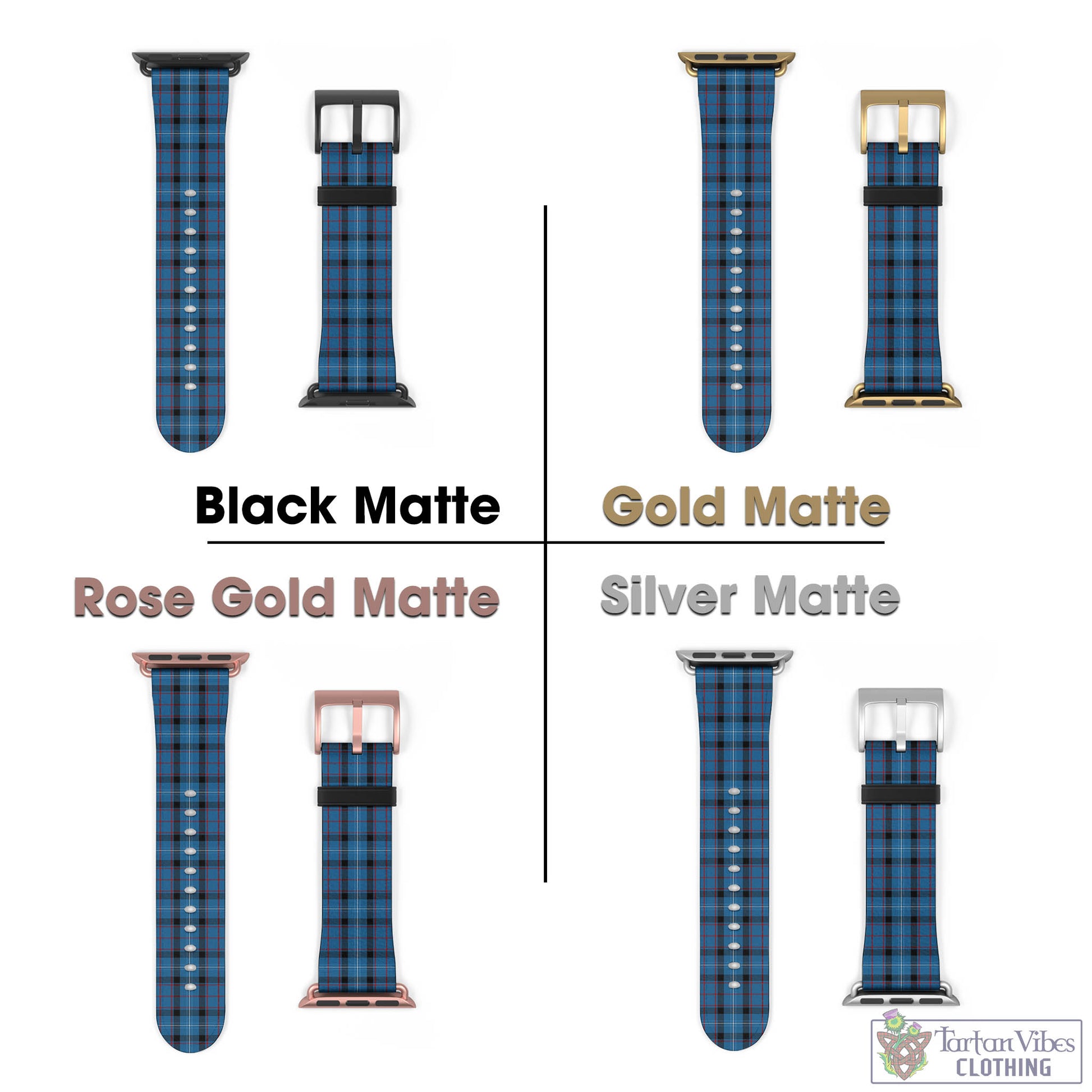 Fitzgerald Tartan Watch Band 42 - 45 mm - Tartan Vibes Clothing