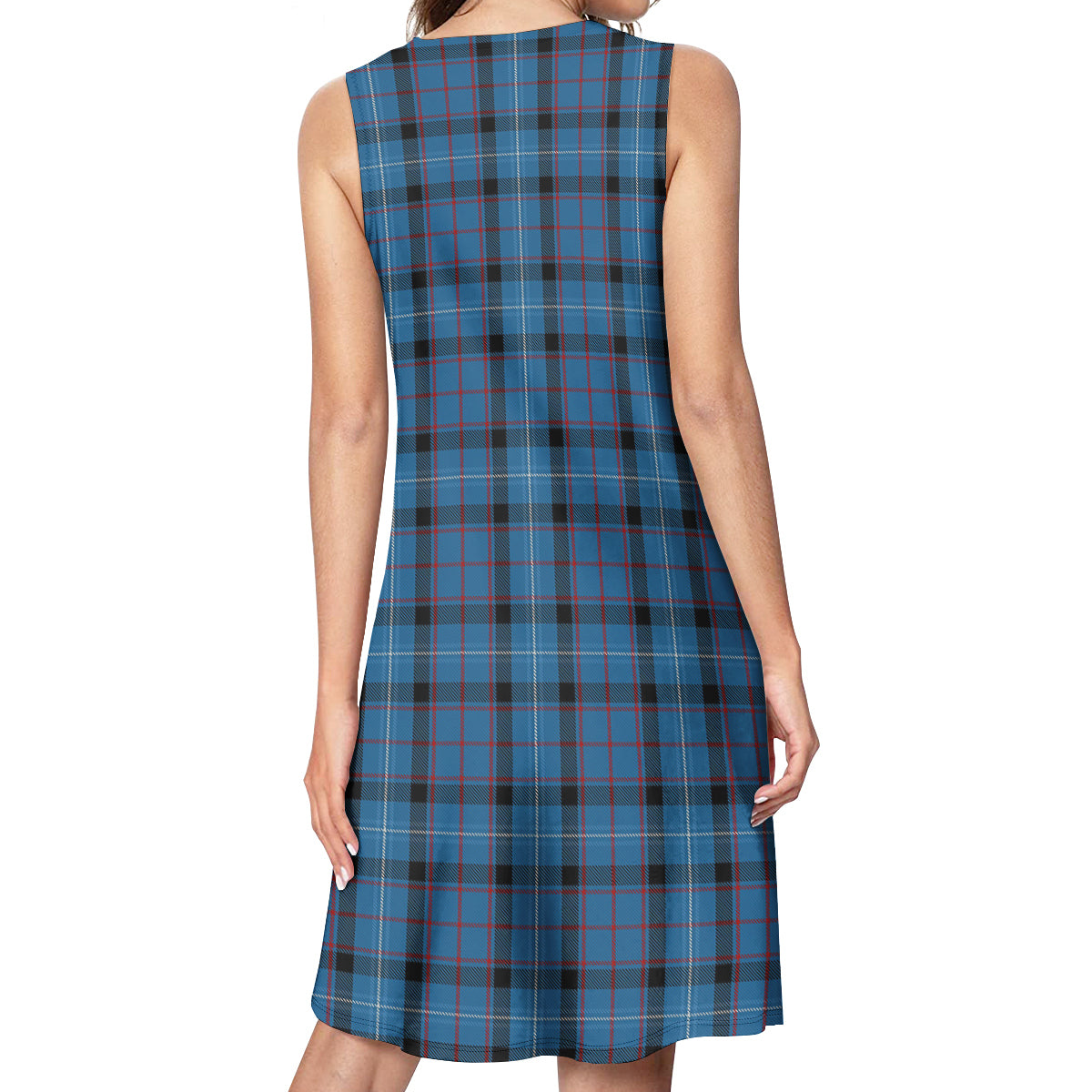 Fitzgerald Family Tartan Womens Casual Dresses - Tartanvibesclothing