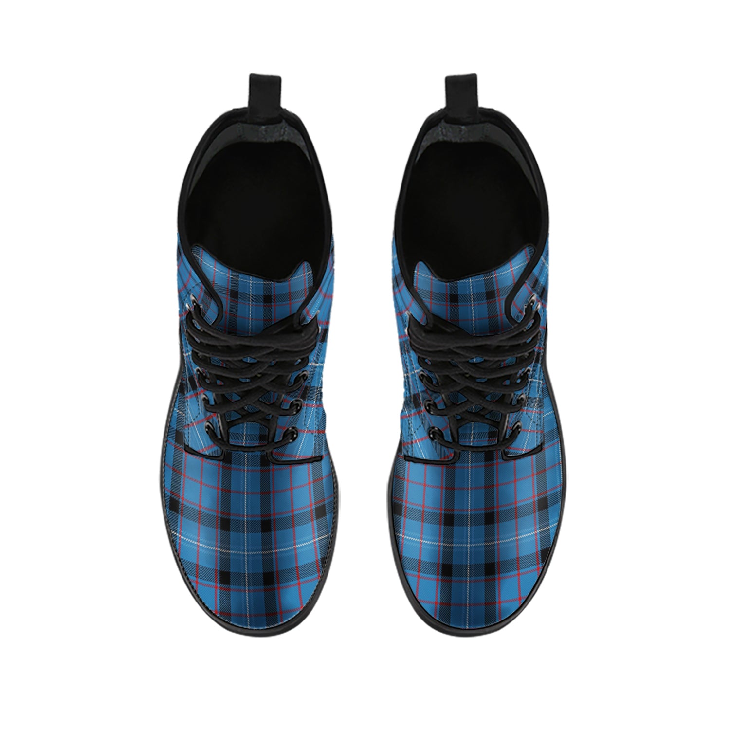 Fitzgerald Tartan Leather Boots - Tartan Vibes Clothing