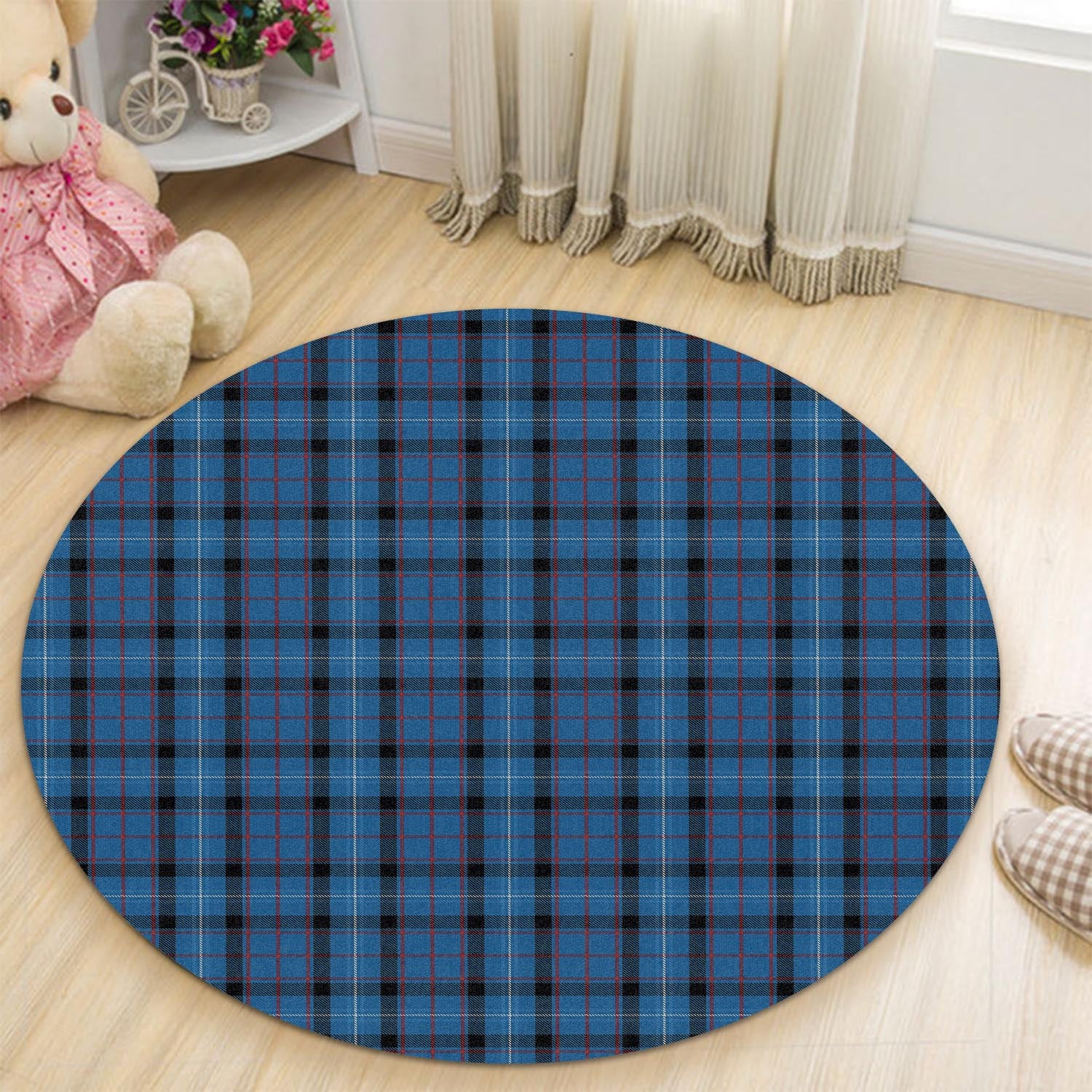 Fitzgerald Tartan Round Rug - Tartan Vibes Clothing