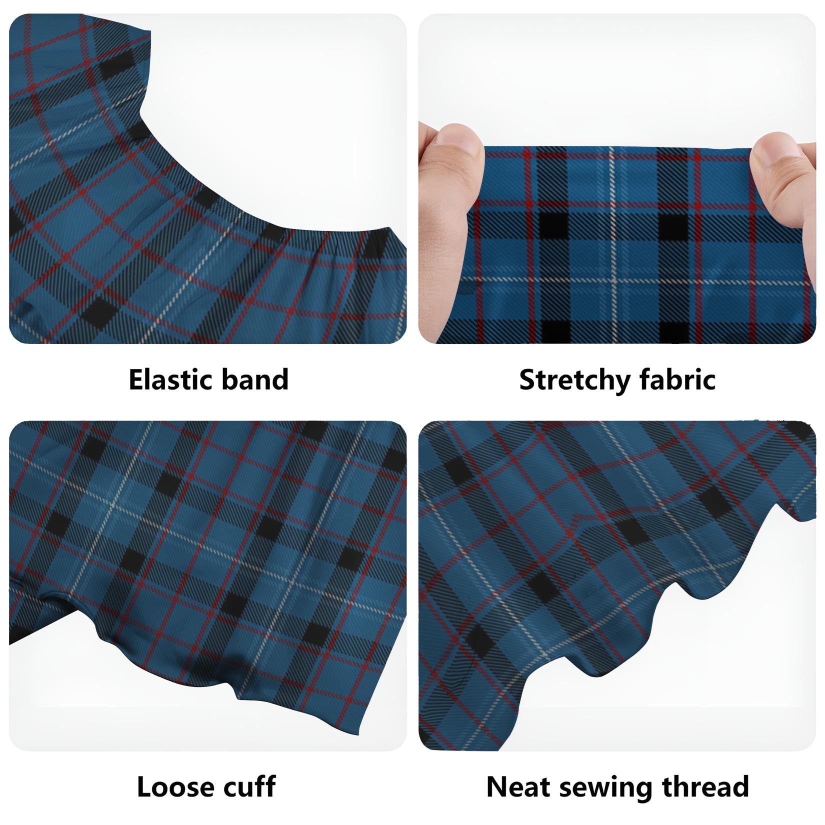 Fitzgerald Tartan Off Shoulder Long Dress - Tartan Vibes Clothing