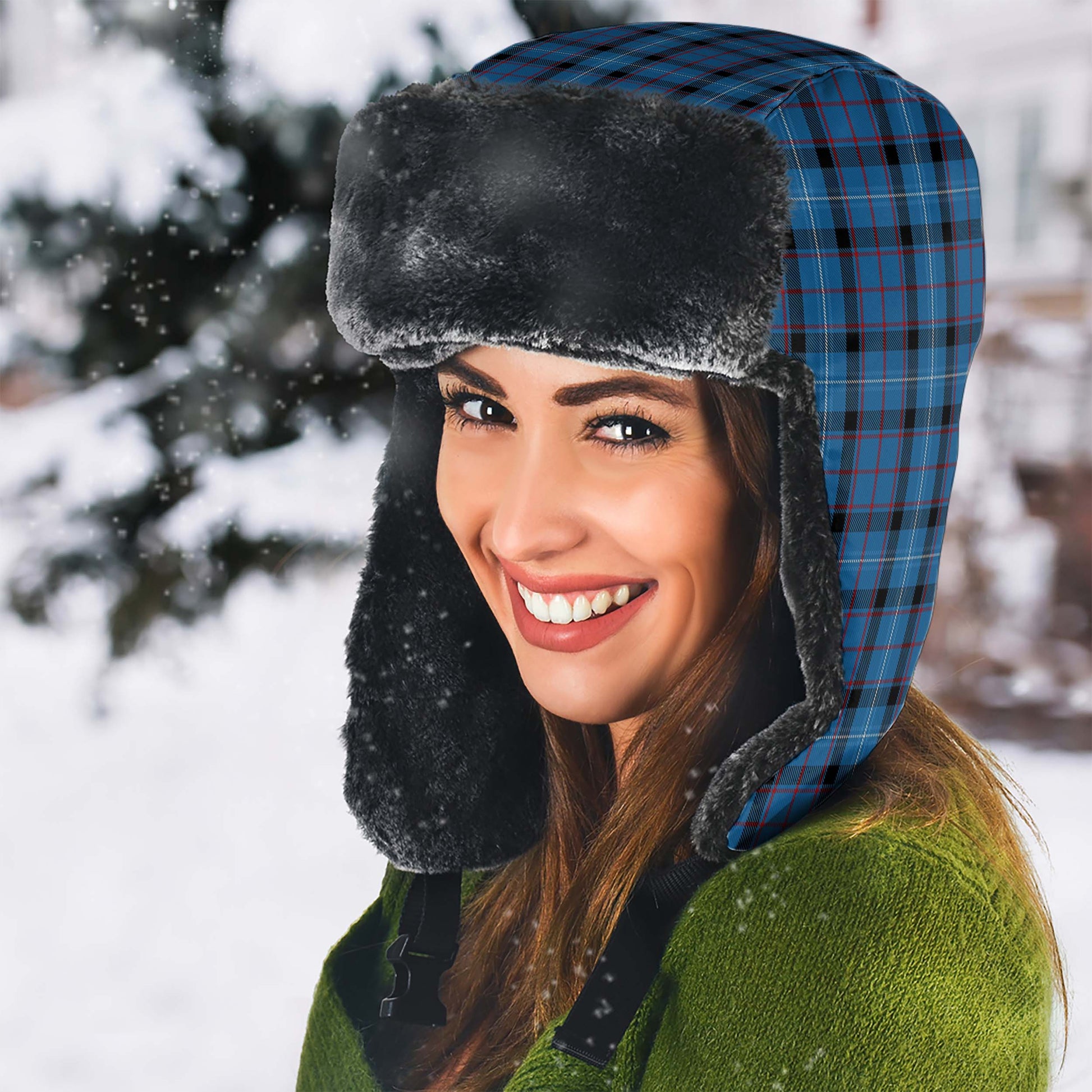 Fitzgerald Tartan Winter Trapper Hat - Tartan Vibes Clothing