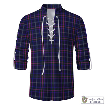 Fitzgerald Hunting Tartan Men's Scottish Traditional Jacobite Ghillie Kilt Shirt