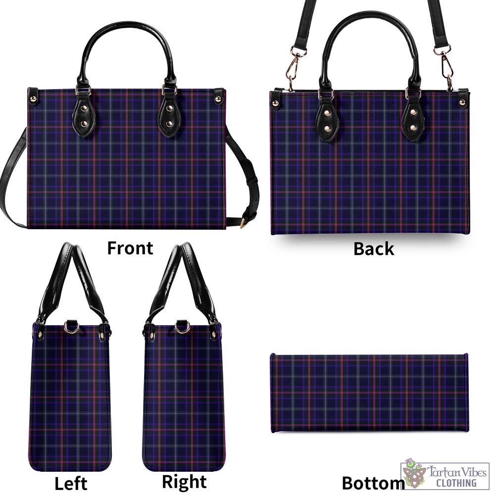 Tartan Vibes Clothing Fitzgerald Hunting Tartan Luxury Leather Handbags