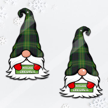 Fitzpatrick Gnome Christmas Ornament with His Tartan Christmas Hat