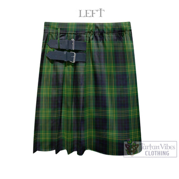 Fitzpatrick Hunting Tartan Men's Pleated Skirt - Fashion Casual Retro Scottish Kilt Style