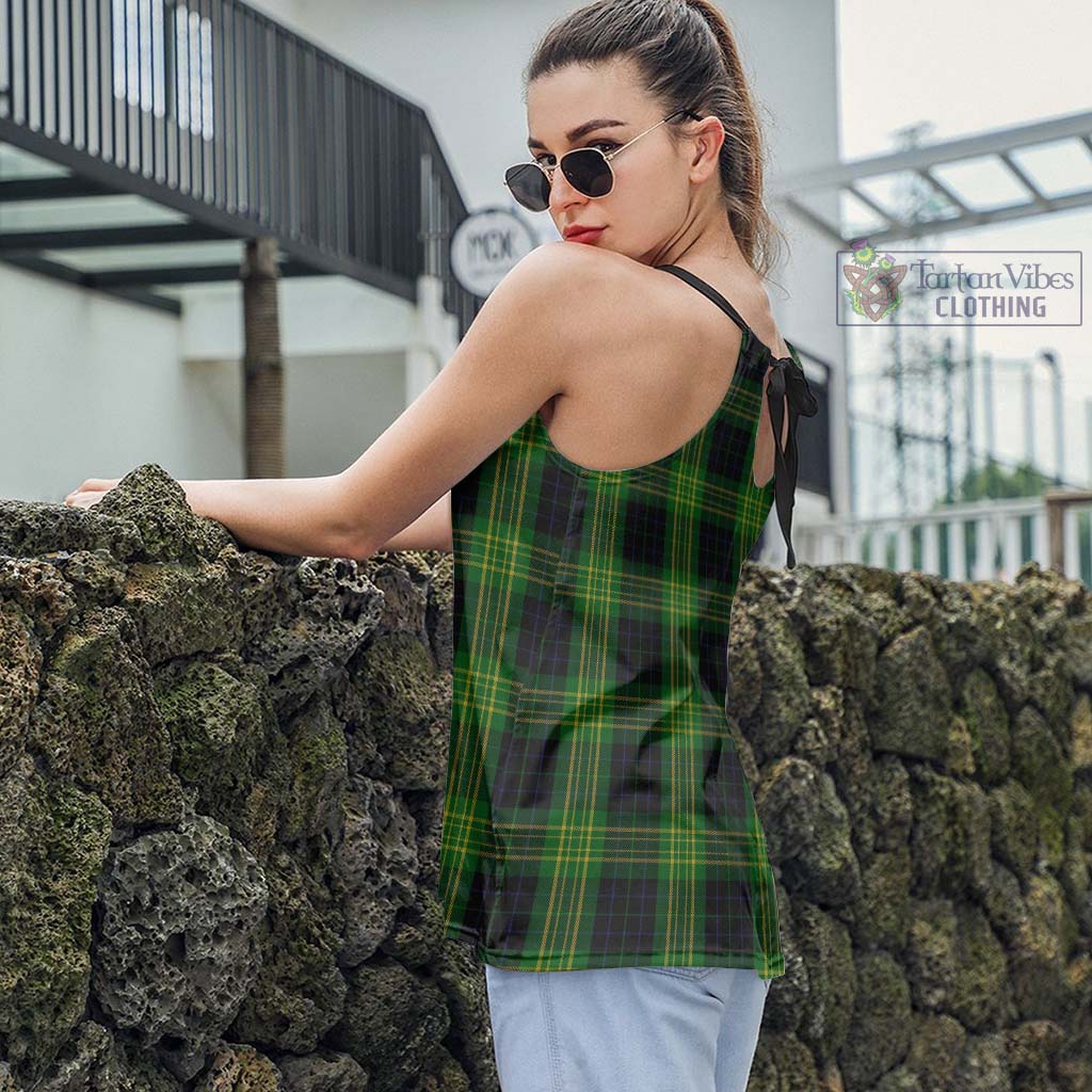 Tartan Vibes Clothing Fitzpatrick Hunting Tartan Loose Halter Neck Camisole