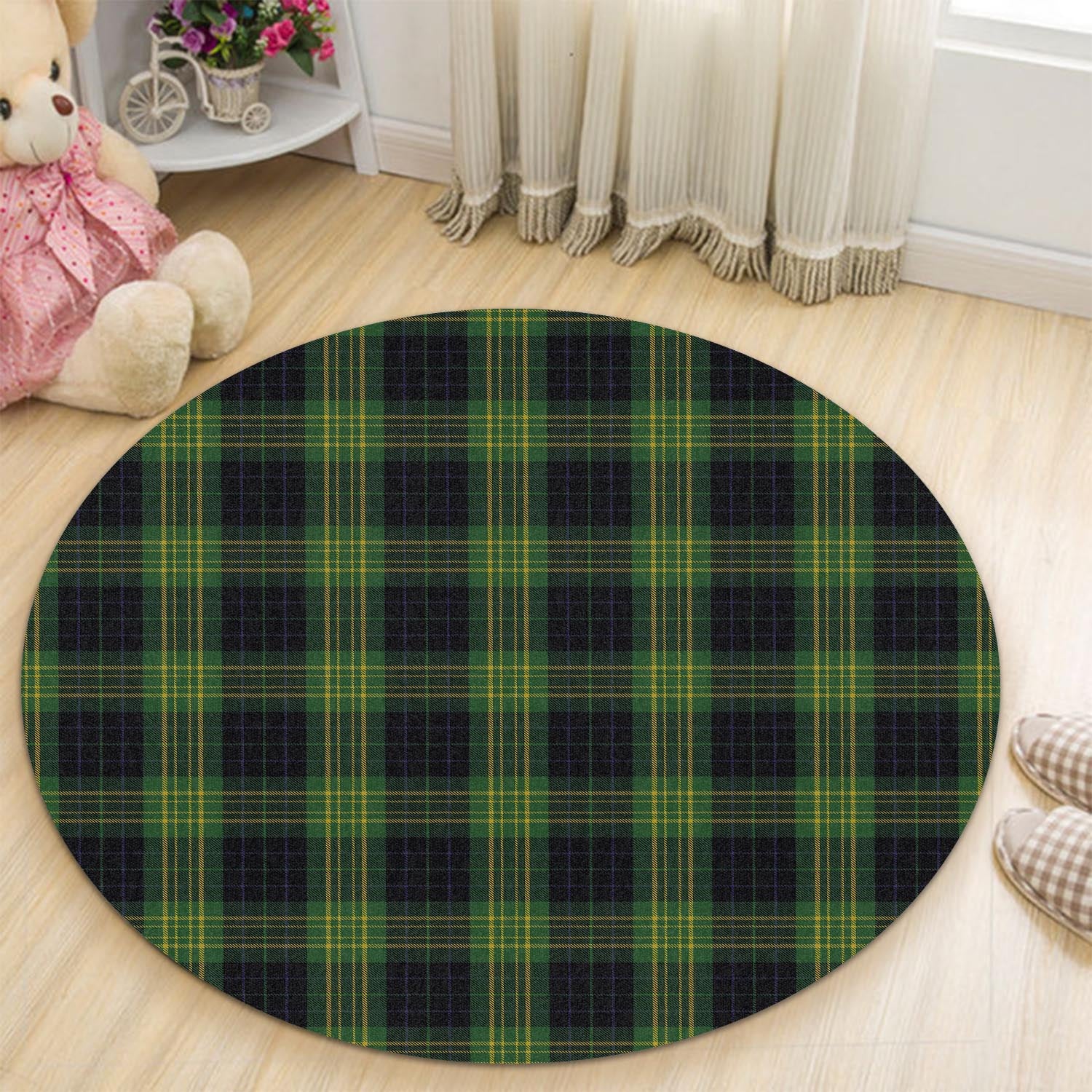 Fitzpatrick Hunting Tartan Round Rug - Tartanvibesclothing