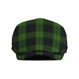 Fitzpatrick Tartan Jeff Cap, Tartan Flat Cap Jeff Hat - Tartan Vibes Clothing