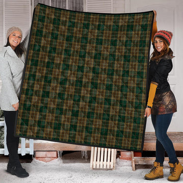 Fitzsimmons Tartan Quilt Super King Quilt 91" x 110" - Tartan Vibes Clothing