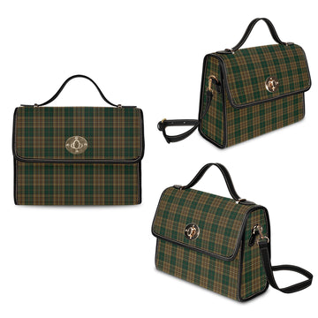 fitzsimmons-tartan-leather-strap-waterproof-canvas-bag