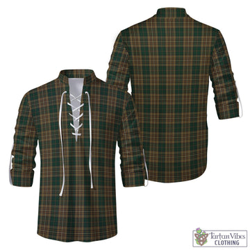 Fitzsimmons Tartan Men's Scottish Traditional Jacobite Ghillie Kilt Shirt