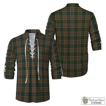 Fitzsimmons Tartan Men's Scottish Traditional Jacobite Ghillie Kilt Shirt Men - Tartan Vibes Clothing