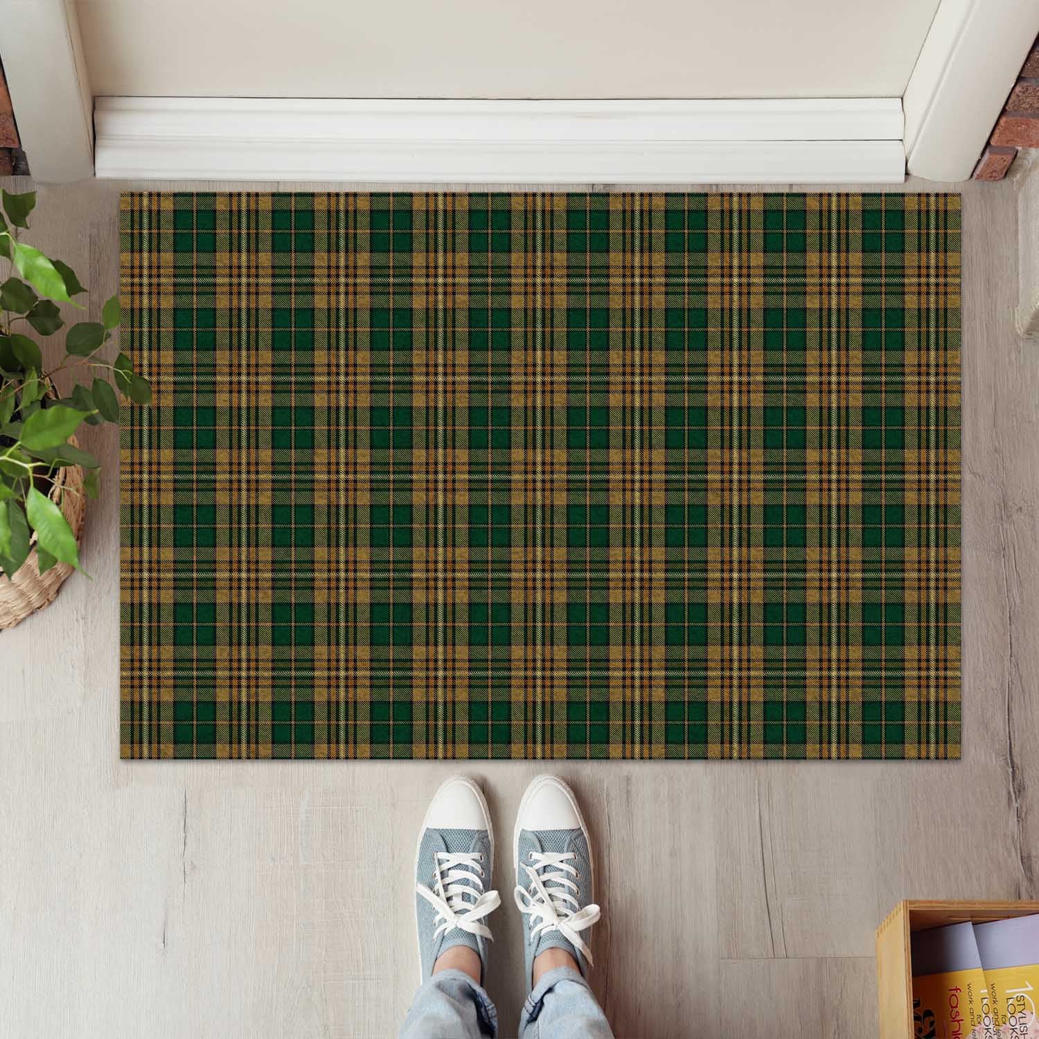 Fitzsimmons Tartan Rubber Doormat - Tartan Vibes Clothing