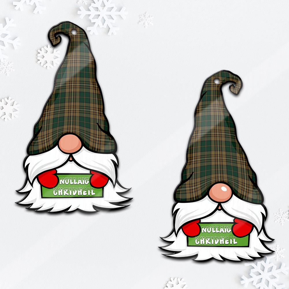 Fitzsimmons Gnome Christmas Ornament with His Tartan Christmas Hat - Tartan Vibes Clothing
