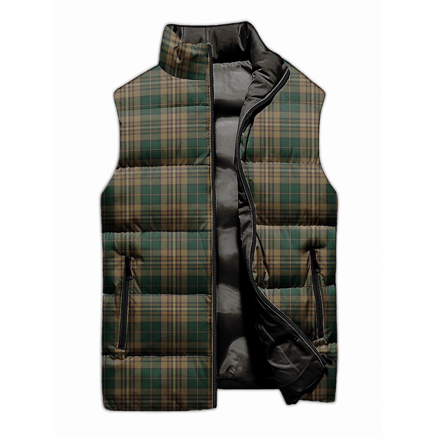 Fitzsimmons Tartan Sleeveless Puffer Jacket Unisex M - Tartan Vibes Clothing