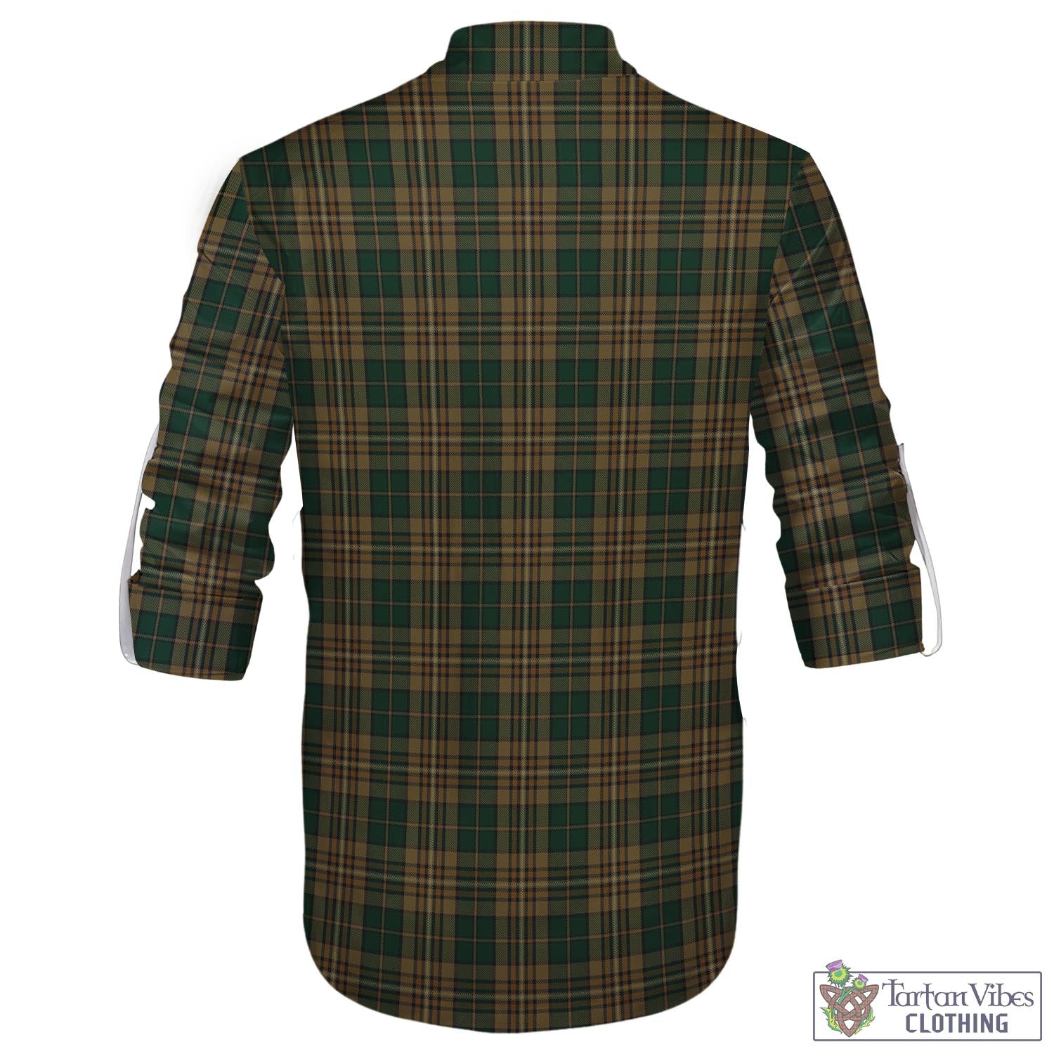 Fitzsimmons Tartan Men's Scottish Traditional Jacobite Ghillie Kilt Shirt - Tartan Vibes Clothing