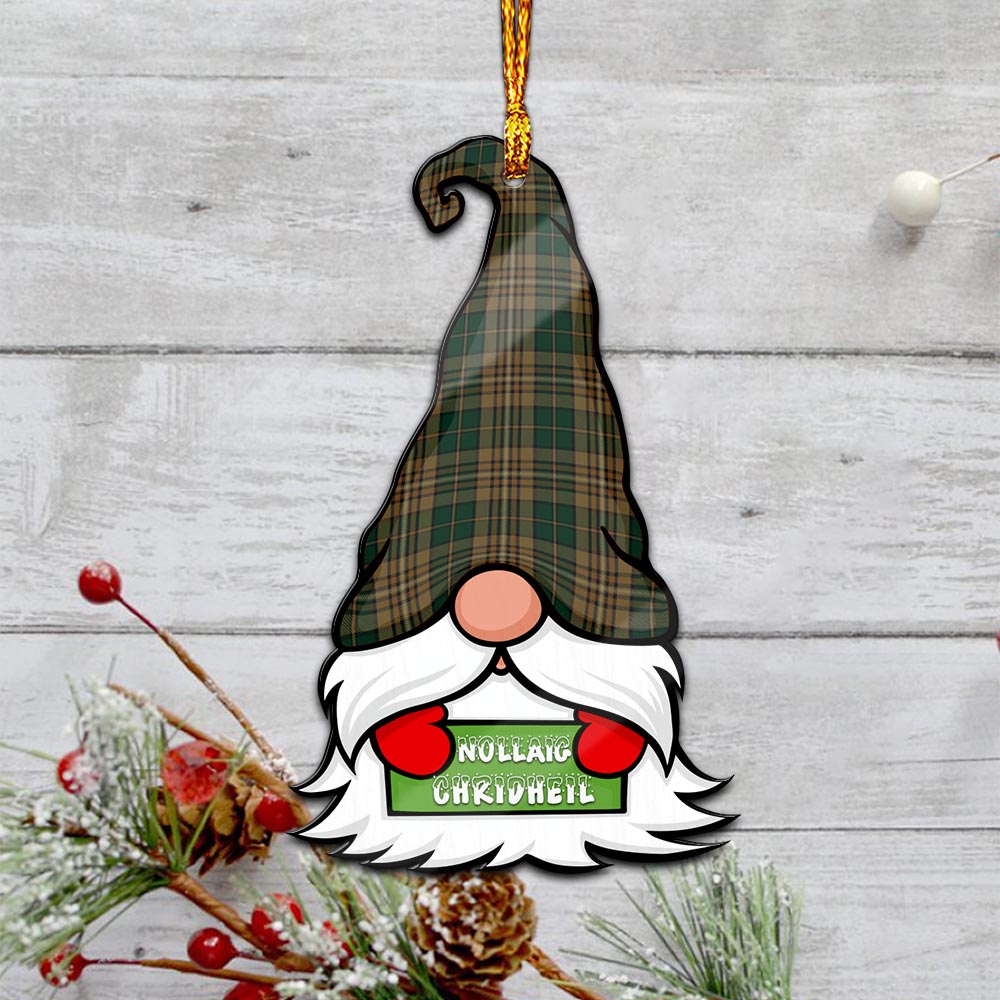 Fitzsimmons Gnome Christmas Ornament with His Tartan Christmas Hat - Tartan Vibes Clothing