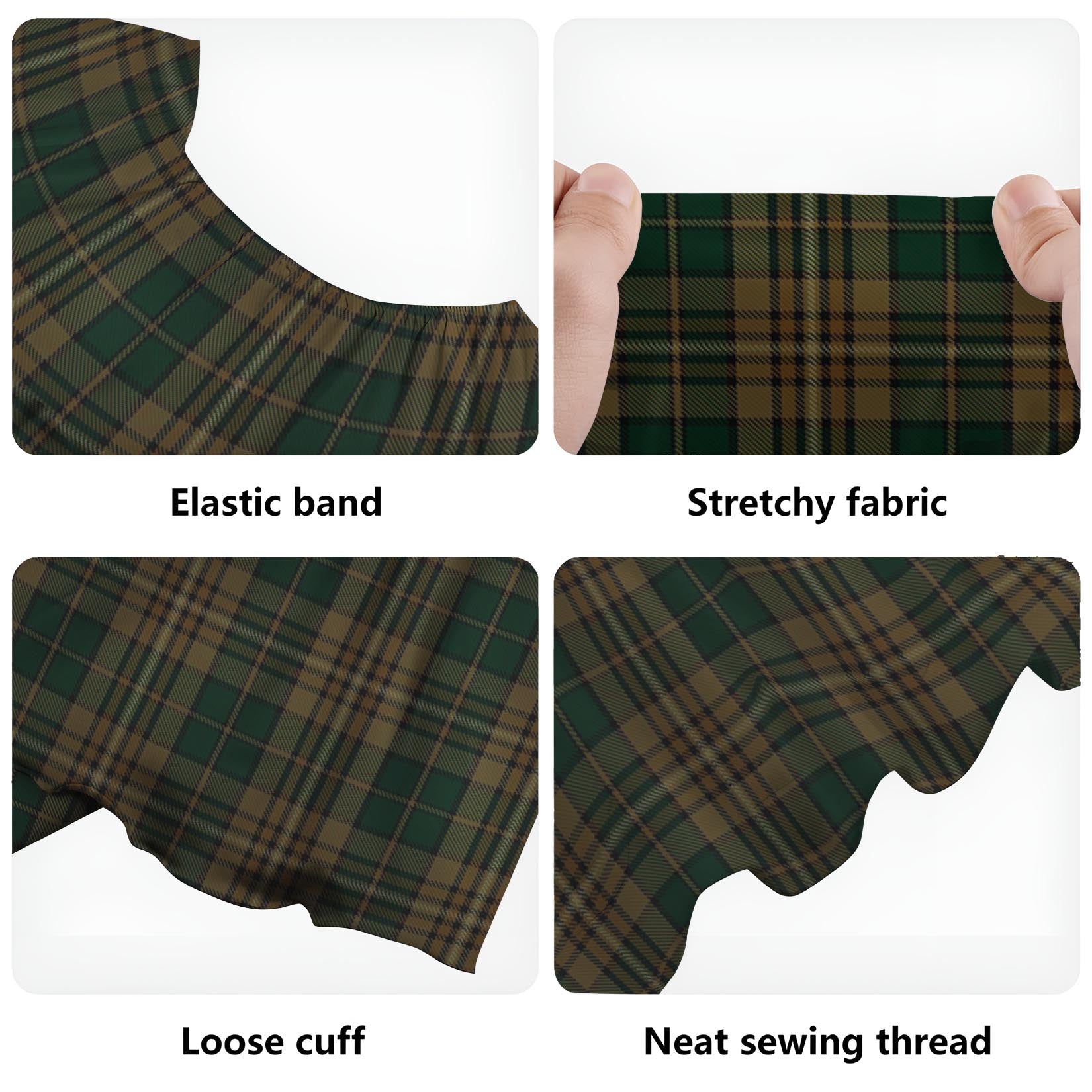 Fitzsimmons Tartan Off Shoulder Long Dress - Tartan Vibes Clothing