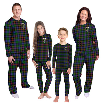 Fleming Tartan Pajamas Family Set with Family Crest