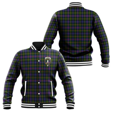 Fleming Tartan Baseball Jacket with Family Crest