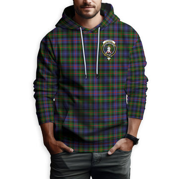 Fleming Tartan Hoodie with Family Crest