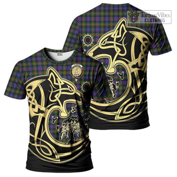 Fleming Tartan T-Shirt with Family Crest Celtic Wolf Style Kid's Shirt - Tartan Vibes Clothing