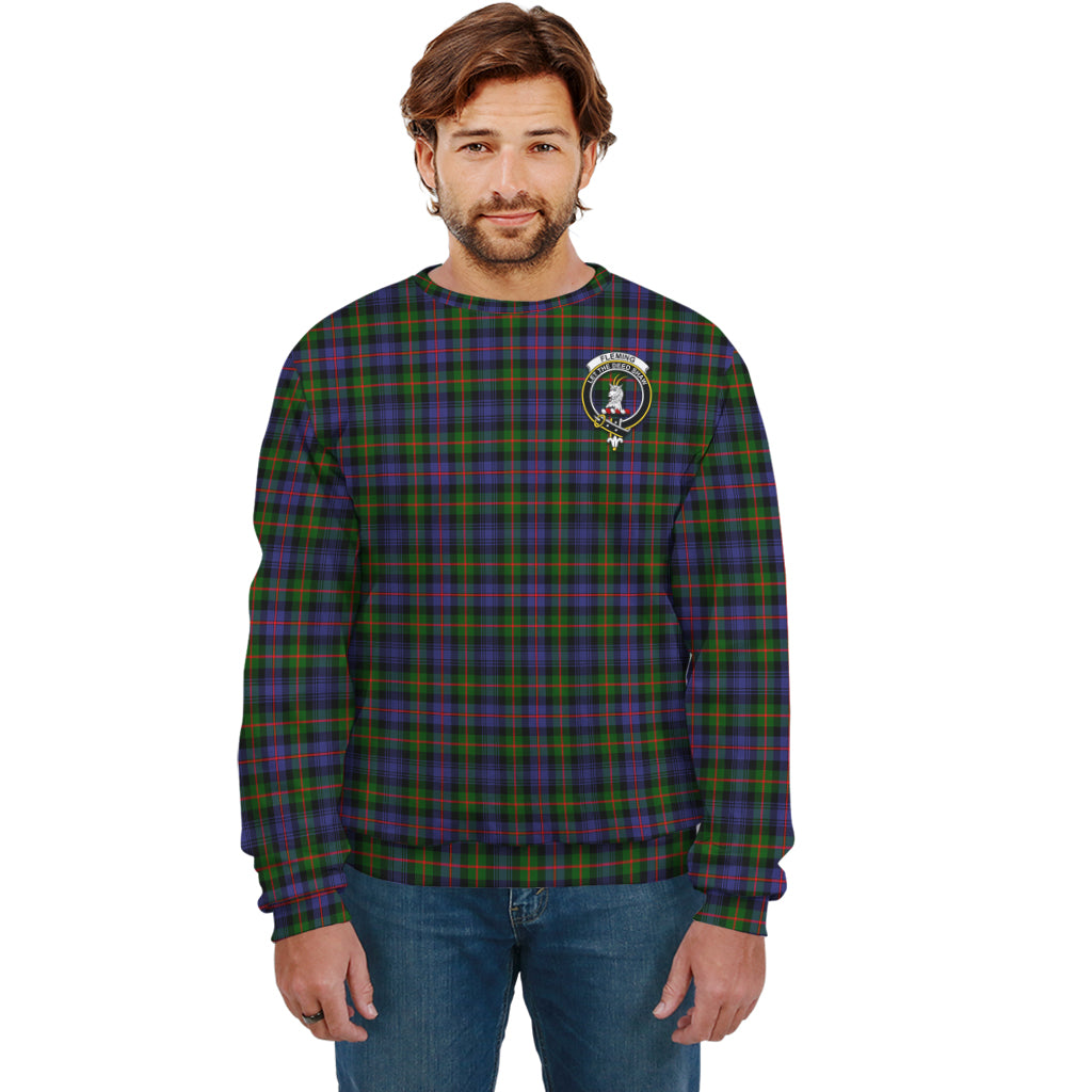 fleming-tartan-sweatshirt-with-family-crest