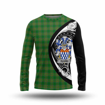 Fleming Irish Clan Long Sleeve T-Shirt Celtic Circle Style