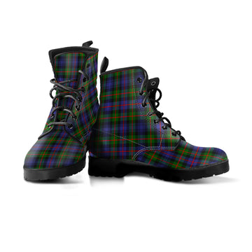 Fleming Tartan Leather Boots