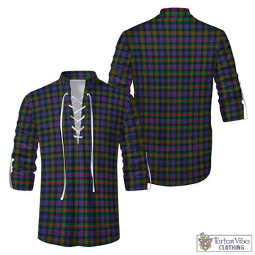 Fleming Tartan Men's Scottish Traditional Jacobite Ghillie Kilt Shirt