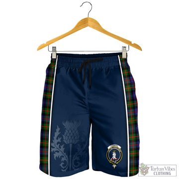 Fleming Tartan Men's Shorts with Family Crest and Scottish Thistle Vibes Sport Style