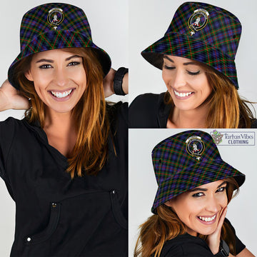 Fleming Tartan Bucket Hat with Family Crest